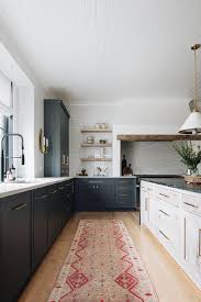 We did not find results for: White Pink And Red Runner In Front Of Black Kitchen Cabinets Transitional Kitchen