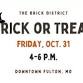 Brick District Trick or Treat event in Fulton, MO