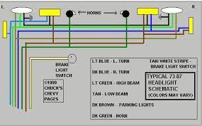 Same is done on the passenger side with the connectors near the green wire. Headlight And Tail Light Wiring Schematic Diagram Typical 1973 1987 Chevrolet Truck Chevy Truck Wiring Trailer Light Wiring Chevrolet Trucks Chevy
