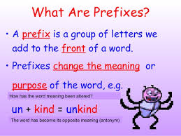 Перевод слова prefix, американское и британское произношение, транскрипция, словосочетания, однокоренные слова, примеры использования. Prefix And Suffix Lessons Blendspace