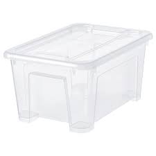 Caisse plastique isotherme, caisse plastique pour l'industrie agroalimentaire. Samla Boite Avec Couvercle Transparent 28x20x14 Cm 5 L Ikea