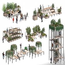 1x1 urban furniture system designers org in 2021 urban landscape design landscape architecture design landscape and urbanism