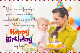 Special birthday wishes for son. 106 Wonderful 1st Birthday Wishes And Messages For Babies Birthday Wishes For Son 1st Birthday Wishes First Birthday Wishes