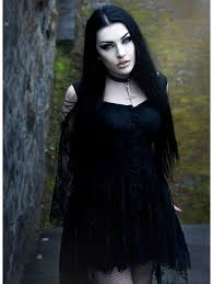 See more ideas about goth beauty, gothic beauty, gothic hairstyles. Dark In Love Black Off The Shoulder Long Sleeves High Low Lace Gothic Dress Darkincloset Com