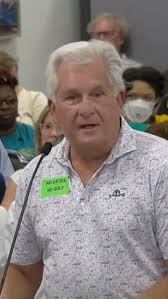 St. Helena Island resident and advocate Carrie Major addresses the Beaufort  County Council at a County Council meeting