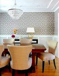 Bling Chandelier With Convertible Double Canopy Robertabbey Bling Blingchandelier Blingsco Apartment Dining Room Wood Wallpaper Bedroom Wainscoting Kitchen