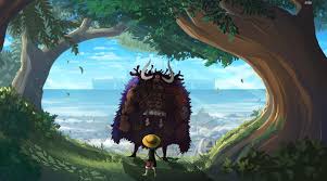 ❤ get the best one piece desktop wallpaper on wallpaperset. Wallpaper With Kaido And Young Luffy Onepiece