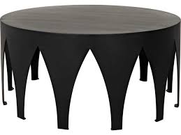 Furniture canyon round coffee table created for macy s reviews. Noir Furniture Black 36 Wide Round Coffee Table Noigtab1069mtb