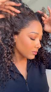 "Who doesn’t love a curly wig??? This one from @iloveindique is a 10/10 •  I’ve worn it sooo much and the quality stays the same 🤏🏽✨ "-@jeharna,  Hair: SEA Fiji Curl Frontal Wig, ...