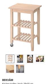 Choose from our selection in various materials such as steel, wood or butcher's block. Ikea Bekvam Kitchen Trolley Furniture Home Living Furniture Shelves Cabinets Racks On Carousell