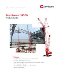 18000 Max Er Manitowoc Cranes Pdf Catalogs Technical