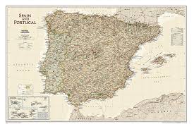 Il portogallo aspetto fisico posizione geografica il portogallo si trova nella parte occidentale della penisola iberica. Spagna E Portogallo Antichizzato Politico