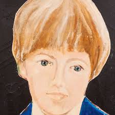 Rosalie Hettenbach, Oil/c Seated Young Man In Robe