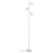 Led Stehleuchte In Weiss Matt Und Weiss 3x4 7w 1410lm