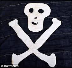 Jolly Roger hoisted above a US D-Day ship has surfaced 72 years later