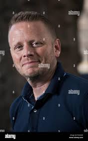 American-born English author, journalist and lecturer Patrick Ness Stock  Photo