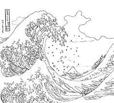 academie de toulouse famous art coloring hokusai free pages coloriage la grotte