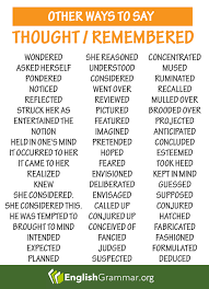 Image Result For Ways To Say Thought Other Ways To Say Writing Words English Vocabulary Words