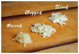 How To Chop Garlic Garlic Culinary Skills Chopped Garlic