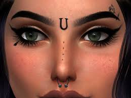 A thin line drawn above the eyebrow looks so much a part of it giving an illusion of. Annawahl S Face Tattoos