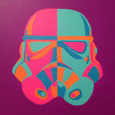 Star Wars Troopers Pop Art Multiple Canvas Set Of 4 12x12 Canvases Star Wars Painting Disney Pop Art Pop Art