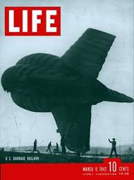 A barrage balloon is a large uncrewed tethered kite balloon used to defend ground targets against aircraft attack, by raising aloft steel cables which pose a severe collision risk to aircraft, making the attacker's approach more difficult. Wwii Humor