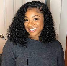 Elemo Hair Short Curly Bob Wig Lace Front Wigs Curly Bob Wigs Curly Hair Styles Frontal Hairstyles