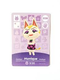 Animal Crossing Amiibo Card Monique 58 Mercari Animal Crossing Amiibo Cards Animal Crossing Animals