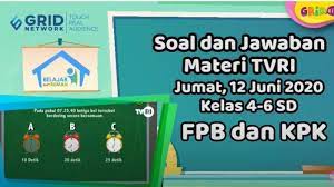We did not find results for: Kunci Jawaban Soal Gemar Matematika Fpb Kpk Sd Kelas 4 6 Tvri Belajar Dari Rumah 12 Juni 2020 Tribunnews Com Mobile