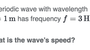 Calculating Wave Speed Frequency And Wavelength Practice Khan Academy