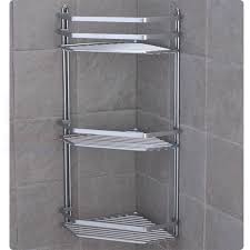 Chrome Satina Hanging Rectangle Corner Shower Caddy Bathroom Shelf Basket Tidy Ebay Corner Shower Caddy Bathroom Corner Shelf Shower Shelves