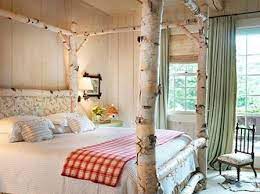 Adirondack Style Bedroom By Rp Ledger Construction Birch Bed Home Bed
