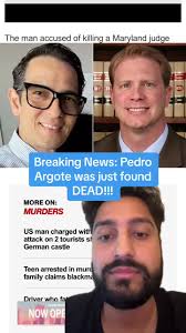 Pedro Argote was just found DEAD! The man accused of killing judge andrew  wilkinson was found this morning! #greenscreen #news #fyp #breakingnews  #pedroargote #andrewwilkinson #judge #suspect #murder ...