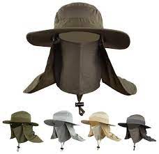 Full Coverage Sun Cap Face Neck Coverage Upf 50 Sun Protection Hiking Hat Camping Accessories Sun Protection Hat