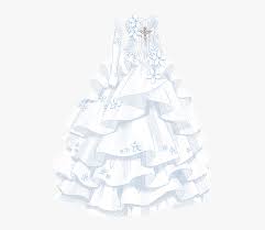 Flat fashion sketch of formal ball gown stock illustration. Cloth Drawing Prom Dress Fantasy Anime Wedding Dress Hd Png Download Transparent Png Image Pngitem