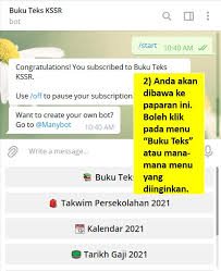 Inovasi pendigitalan buku teks membolehkan pelajar mendapatkan pengetahuan melampaui bilik darjah serta mengurangkan penggunaan kertas bagi mencetak buku teks bercetak. Cara Muat Turun Buku Teks Sekolah Rendah Digital Dengan Telegram Bot