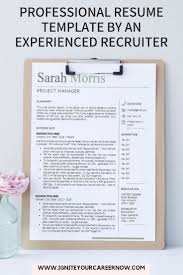 executive resume template