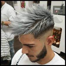Trendy Manner Frisuren Weisse Haare Cheveux Gris Coloration Homme Coiffure Homme Style Cheveux Gris Homme Couleur