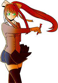 Now Put Her Next To The Undertale Logo Have Some Sort Of Glitchy Barrier Between The Underground And The Club Room Aaand Perfe Literature Club Literature Club
