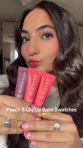 Peach and Lily Sugar Plum Lip Balm