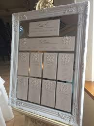 Beautiful Table Plan On White Vintage Mirror Wedding Table Plan Diy Wedding Table Plans Wedding Table Seating Chart