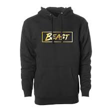 Black And Gold Champion Hoodie Gold Beast Logo Champion Pullover Hoodie Hoodies Shirt Shop Champion Pullover Hoodie