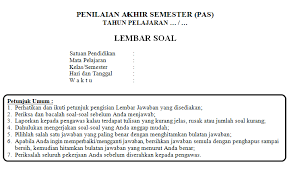 Soal Pas Uas Bahasa Indonesia Kelas 12 Semester 1 Kurikulum 2013 Tahun 2019 Informasi Data Pendidikan