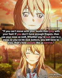 9 Your Lie In April Quotes That Make You Cry Images In 2020 Your Lie In April You Lied April Quotes