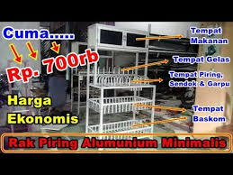 Rak piring mini aluminium tanah air furniture rak piring aluminium mini dengan bahan aluminium bermutu baik sehingga kuat dan tahan lama disertai 25 daftar harga rak piring keramik 2 3 4 pintu murah gambar harga rak piring keramik 4 pintu jika anda memiliki jenis ruangan dapur yang. Simple Dan Minimalis Hasil Pembuatan Rak Piring Alumunium Minimalis Harga Ekonomis Youtube