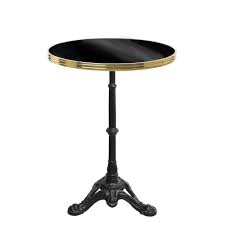 table de bistrot ronde emaillee noir gueridon emaille table bistrot table bistrot ronde table bistrot marbre