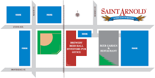 Saint Arnold Map Beer Hall Visiting Beer Garden