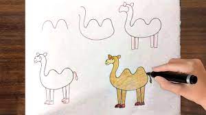 So, let's learn how to draw a camel the proper way by adding the eyes first and making them of equal size (00 min 27 sec). How To Draw A Camel For Kids Easy Step By Step Animal Drawing For Beginners Youtube