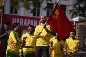 Andre anura anuar ketika beraksi dalam perlawanan 'long jump men' sempena sukan sea filipina 2019 di athletics stadium. Kedah Sasar 25 Emas Dalam Sukma Ke 19 Amannews
