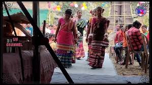 Dan sandesh saman...//Dan Saman enec//বড়ারপাড়//Santali Offertory dance//  @united0011